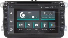 Asmeninis automobilinis radijo imtuvas "Volkswagen Golf Sharan Tiguan" "Android" GPS "Bluetooth" "WiFi" USB DAB+ jutiklinis ekranas 8 colių 5 branduolių "Carplay" "Android" automobiliui