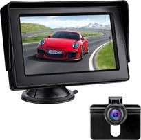 Atbulinės eigos fotoaparatas su monitoriumi Automobilis IP68 vandeniui atsparus naktinio matymo parkavimo pagalbos sistema 4,3 colių LCD galinio vaizdo ekranas