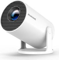 Atnaujintas projektorius 4K 1080P Full HD, mini projektorius Android 14.0 5G WiFi 6 BT 5.0, išmanusis projektorius 200ANSI Automobilinis horizontalusis trapecijos koregavimas, projektorius Mobilusis telefonas 180° pasukamas