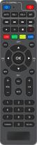 AULCMEET 363739 Universalus 2 in 1 pakaitinis nuotolinio valdymo pultas, suderinamas su "Techly" skaitmeniniais antžeminiais HiFi imtuvais IDATA TV-DT2PLB, IDATA TV-DT2SCA, IDATA TV-DT2MB, IDATA TV-DT2MB, I-ZAP T365-PLAY Home Audio