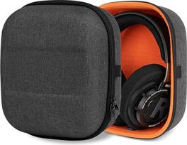 Ausinių dėklas AKG K701, Q701, Beyerdynamic DT990, DT880 Pro, SHURE SRH840, SRH440, SHR550, SHR940, Sennheiser HD800, HD700 pilno dydžio kietas didelis dėklas / kelioninis krepšys