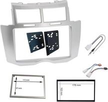 Automobilinio radijo imtuvo tvirtinimo rinkinys 2 DIN automobilinio radijo imtuvo adapteris, suderinamas su "Toyota Yaris" 2005-2011 m.