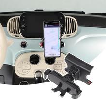 Automobilinis mobiliojo telefono laikiklis, suderinamas su "Fiat 500 2016-2024" centrinės konsolės automobiliniu mobiliojo telefono laikikliu, besisukančiu 360° kampu Išmaniojo telefono laikiklis