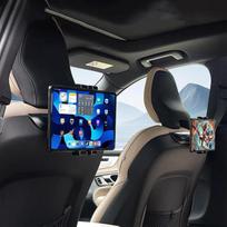 Automobilinis planšetinio kompiuterio laikiklis, universalus laikiklis Volvo XC90 XC60 V90 V60 S90 S60 galvos atlošui, suderinamas su iPad Pro Air Mini, Galaxy Tab, 4,7-12,9 colių planšetiniais kompiuteriais (A modelis)