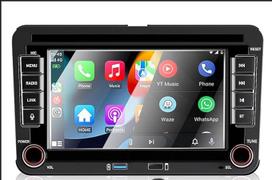 Automobilinis radijas su 7 colių ekranu, tinkamas VW Golf 5 6 T5 Polo 6R Caddy Passat Touran Seat su CarPlay ir Android Car funkcijomis