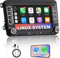 Automobilinis radijas Tinka VW Golf 6/5, Passat, Skoda Polo T5, Jetta. Palaiko "Wireless CarPlay" ir "Android Car", taip pat AM/FM/RDS/USB/BT. Įrengtas 7 colių IPS ekranas.