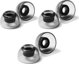 AZLA SednaEarfit Crystal, skirtas TWS 3 poroms / Galaxy Buds 2 (dydis S/MS/M 3Pr)