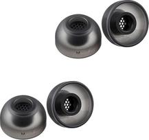 AZLA SednaEarfit MAX TWS 6 - belaidžių ausinių antgaliai - triukšmą mažinantys silikoniniai antgaliai, suderinami su "Sony", "Samsung", "Sennheiser" ir "Devialet" (tamsiai pilka, M)