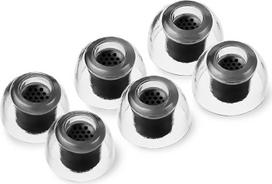AZLA SednaEarfit XELASTEC 2 (S/MS/M) belaidės triukšmą slopinančios ausinės, suderinamos su "Sony", "Samsung", "Beats", "JLab", "Skullcandy", "Sennheiser