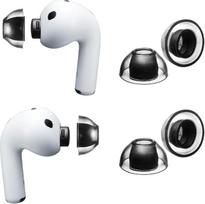 AZLA SednaEarfit XELASTEC II ausų kištukai "AirPods Pro 3" - aukščiausios kokybės vientisi TPE ausų kištukai su automatiniu pritaikymu, geresniu komfortu ir triukšmo izoliacija - aukščiausios kokybės silikonas, 2 poros (ML)