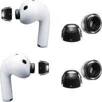 AZLA SednaEarfit XELASTEC II ausų kištukai "AirPods Pro 3" - aukščiausios kokybės vientisi TPE ausų kištukai su automatiniu pritaikymu, geresniu komfortu ir triukšmo izoliacija - aukščiausios kokybės silikonas, 2 poros (SS)