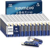Baterijos AAA, 96 vnt., LR03 baterija 1,5 V, šarminė, ilgaamžė, galinga, galima naudoti žaislams, žadintuvams ir kitiems elektroniniams prietaisams.