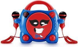 Big Benas, nešiojamasis CD grotuvas su 2 mikrofonais - Mano Billy