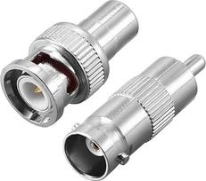 BNC RCA lizdo adapterio kištukas, skirtas CCTV kamerai, BNC vyriškos lyties į RCA moteriškos lyties 10 vnt. ir BNC moteriškos lyties į RCA vyriškos lyties 10 vnt.