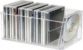 CD lentyna su nuimamais skirtukais, CD dėklai 14-16 DVD diskams, DVD lentyna, skirstoma pagal kategorijas (26,2 x 13,7 x 10,9 cm), skirta svetainei, miegamajam, saugojimui, filmams, "Blu-ray" ir knygoms
