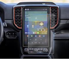 CDEFG 2 pakuotės, suderinamos su "Ford Ranger" 2023 2024 2025 navigacijos ekrano apsauga 6H atspari įbrėžimams SYNC 4 GPS Nano ekrano apsauga nuo įbrėžimų navigacijos plėvelė Ranger Wildtrak X priedai