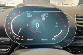 CDEFG Pack of 2 Instrumentų skydelio apsauginė plėvelė, suderinama su "Mini Cooper 2021 2022 2023 4H" Atsparus įbrėžimams GPS Skaidrus ekrano saugiklis Automobilių plėvelės priedai