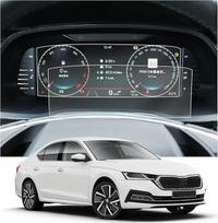 CDEFG suderinama su Skoda Octavia 4 2020-2023 2024 2025, navigacijos ekrano apsauga 4H Atspari įbrėžimams 10,25 colio GPS ekrano apsauga Navigacinė plėvelė Octavia 4 NX priedai (PET)