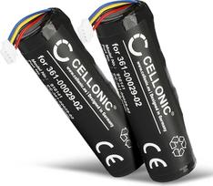 CELLONIC, Akumuliatorius šuns antkakliui, suderinamas su Garmin Alpha 100, T5 GPS, TT15 (2600 mAh, 3,7 V) 2 x atsarginės baterijos 361-00029-02 010-10806-30 010-11828-03