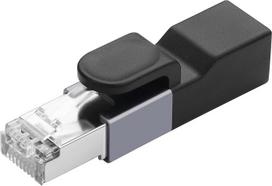 CERRXIAN USB-C į Ethernet adapteris, 1Gbps RJ45 vyriškos lyties į USB-C moteriškos lyties tinklo nešiojamasis keitiklis, C tipo į RJ45 tinklo interneto LAN adapteris kelionėms ir biurams, suderinamas su kasdieniais įkrovimo kabeliais