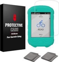 CNC dėklas Garmin Edge 530 830 130 1030 Silikoninis dėklas Grūdinto stiklo ekrano apsauga Garmin Edge 530 830 130 1030 Plėvelė nuo įbrėžimų Aukštos skiriamosios gebos pilnas padengimas