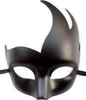 Coolwife Vyriška Venecijos maskarado kaukė Klasikinio dizaino Prom Mardi Gras kaukės (juoda)