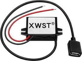 DC USB automobilinis greitasis įkroviklis 24V36V48V48V60V72V į 5V 18W QC3.0 mobilusis telefonas Greitasis įkroviklis moteriškas USB prievadas telefonui