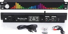 Decibelvibe TNZ SGE6 - Audio-Grafik-Equalizer mit Cinch-Eingang/Ausgang + 3,5 mm-Klinkenstecker, Kabelloser Eingang über ein integriertes Mikrofon, USB- und Bluetooth-Eingang, Audio-Vorverstärker für