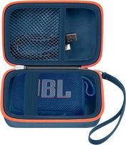 Dėklas, suderinamas su "JBL Go 4" - nešiojamuoju "Bluetooth" garsiakalbiu "Pro Sound", taip pat "Go 3/Go3 Eco/Go2" vandeniui atspariu mini belaidžiu garsiakalbiu - tik dėklas (mėlynas)