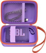 Dėklas, suderinamas su "JBL Go 4" - nešiojamuoju "Bluetooth" garsiakalbiu "Pro Sound", taip pat "Go 3/Go3 Eco/Go2" vandeniui atspariu mini belaidžiu garsiakalbiu - tik dėklas (violetinis)