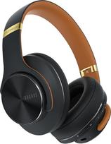 DOQAUS "Bluetooth" ausinės per ausis, [iki 90 valandų] belaidės ausinės su 3 ekvalaizerio režimais, "HiFi" stereofoninės sulankstomos ausinės su mikrofonu, minkštos ausų pagalvėlės "iPhone" / "iPad" / "Android" / nešiojamiesiems kompiuteriams Naktinė juod