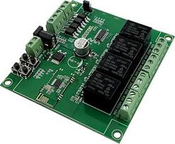 DSD TECH 4 kanalų "Bluetooth" relės modulis Nuotolinio valdymo jungiklis, suderinamas su "iPhone Android 4.3" (12V)