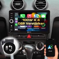 DYNAVIN "Android" automobilinis radijo imtuvas su navigacija, skirtas "Audi A3 S3", 9 colių radijo imtuvas su belaidžiu "Carplay" ir "Android Car", "Head-up" ekranas, įskaitant DAB+: D9-A3 Premium Flex