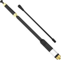ECSiNG SMA moteriška ištraukiama antena AL-800 Dviejų juostų VHF/UHF 144/430 MHz suderinama su "Baofeng" suderinama su "Quansheng Walkie Talkies