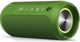EDUPLINK "Bluetooth" garsiakalbis IPX7 atsparus vandeniui, 20 W su žemais dažniais - nešiojamasis LED muzikinis langelis, 20 valandų baterija, TF kortelė, TWS - dušui, baseinui, paplūdimiui, sodui, dviračiui Vyrai