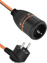 Electraline 01666 30M 3G1.5 ilgintuvas su "Electralock" lizdu, maitinimo jungties blokavimo sistema, apsauganti nuo atsitiktinio prijungto įrenginio atjungimo jį naudojant