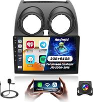 Fuluku 2+64G Android Autoradio für Nissan Qashqai J10 2006-2016 mit Wireless Carpaly&Android Auto, 9''IPS Touchscreen Radio mit Bluetooth/GPS/Rückfahrkamera/FM/WiFi/SWC/26UI