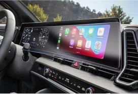 GAFAT Ki-a Sportage NQ5 2022-2024 2025 Navigation + Virtual Cockpit ekrano apsauga, suderinama su Kia Sportage 2023 Nano ekrano apsauga, atspari smūgiams, 6H apsauga nuo įbrėžimų (tiesi linija)