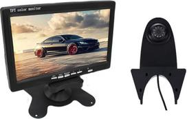 Galinio vaizdo kamera Automobilio galinis vaizdas su naktinio matymo vandeniui atsparia atbulinės eigos sistema + 7 colių LCD automobilio monitorius, skirtas VW Crafter T5MB Sprinter Viano Vito Transit Ducato