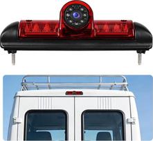 Galinio vaizdo kamera Fiat Ducato Late 3 gen 2006-2017 / Peugeot Boxer 2006-2017 / Citroen Jumper 2006-2017 3. stabdžių žibintas Galinio vaizdo kameros Naktinis matymas IP67 Vandeniui atsparus reguliuojamas kampas
