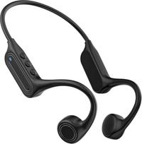 GKEAPZA kaulų laidumo ausinės su "Bluetooth 6.0", IPX5 prakaitui atsparios sportinės ausinės, tinkamos naudoti fitneso treniruotėse, važiuojant dviračiu, bėgant ir panašioje veikloje