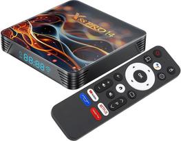 GREVA 8K Android 14.0 TV Box 2025, Android Box 2GB RAM 16GB ROM, interneto TV Box RK3518 Chipset palaikymas 2.4GHz/5.0GHz Dual WiFi6 HDR10 BT5.0 USB 3.0 Ethernet LAN 3D HD Smart TV Box Bluetooth