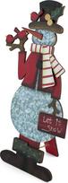 H&h Pupazzo di Neve in Legno Colourato CM22 x 22 x 41