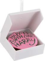 Hallmark Harry Potter Pink Cake Hanging Ornament 11-ojo gimtadienio torto medžio apdaila Resin Dovanos Kalėdoms