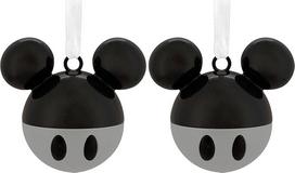 Hallmark Mickey Mouse Ohren Premium Metall Ornament Disney Baumschmuck Disney Hängende Ornament Weihnachten Geschenke für Weihnachten (Packung mit 2)