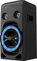 HANLIM Party Speaker, kompaktiška sistema, mini sistema, HiFi sistema, 100 W CD grotuvas, 2 mikrofono lizdai, "Bluetooth", FM radijas, AUX įvestis, USB įvestis, ausinių lizdas ir šviesos diodas, nuotolinio valdymo pultas
