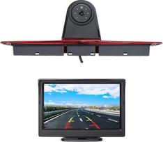 HD 720p MB Sprinter W906 stabdžių žibintų kamera Stabdžių žibintų stovėjimo kamera Atbulinės eigos kameros rinkinys Naktinio matymo kamera + 4,3 colių DVD monitorius TFT ekranas Sunkvežimio LCD ekranas