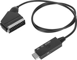 HDMI ir Scart kabelis HDMI ir DVI kabelis su režimo mygtuku Keitiklio adapteris televizoriui VHS VCR DVD įrašymo įrenginiui Palaiko PAL B N M NTSC M J Nc