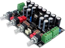 HiFi stiprintuvas Garso OPA2604 + AD827 OPAMP 5532 LM337 LM317 LM317 stiprintuvo priešstiprintuvo garsumo tono valdymo plokštė