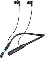 Hmusic "Bluetooth" ausinės, kaklo juosta, 2 USB Type-C įkrovimo prievadai, 35 valandų trukmės belaidės ausinės, triukšmą izoliuojančios belaidės ausinės darbo vietai, sportui, bėgimui, treniruoklių salei (juodos spalvos)